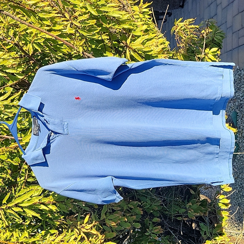 Blue Polo by Ralph Lauren Red Rider Unisex Mens Medium 100% Cotton Made USA